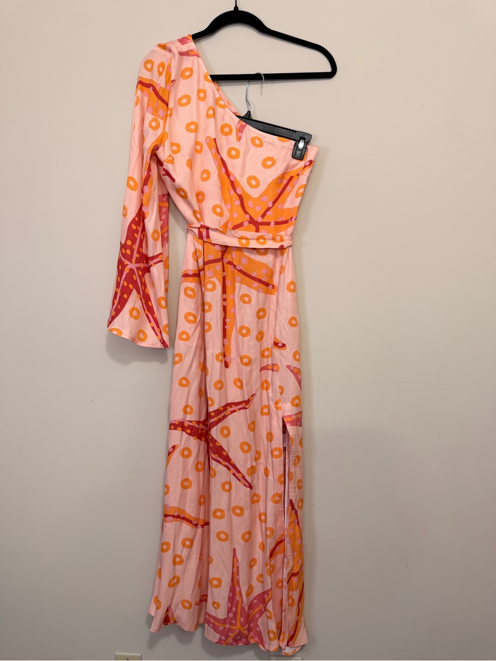 FARM Rio Anthropologie One-Shoulder Starfish Maxi Dress - Size M- EUC - Picture 4 of 6